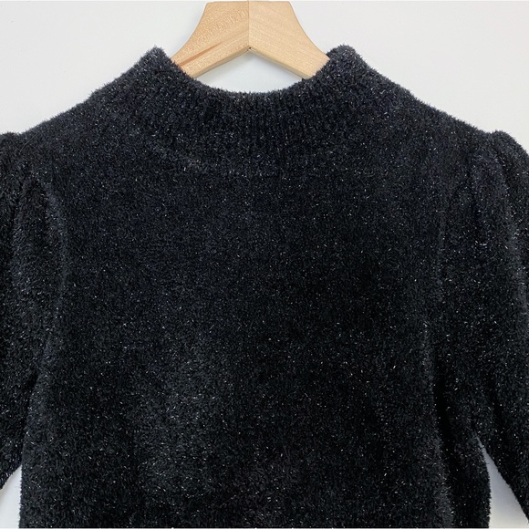 Kate Spade Metallic Black Texture Sweater - Picture 6 of 9